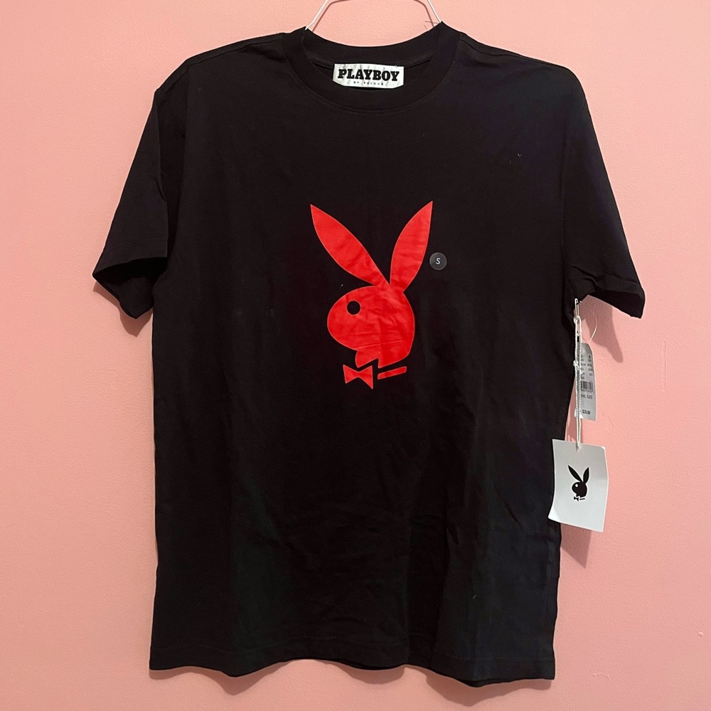 Playboy by PacSun Unisex Black Tee